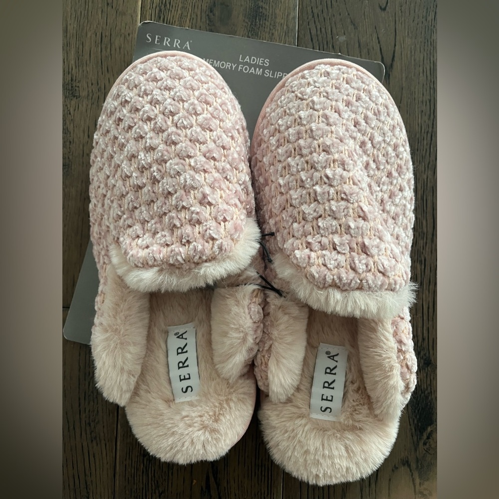 Serra Blush Pink Slippers